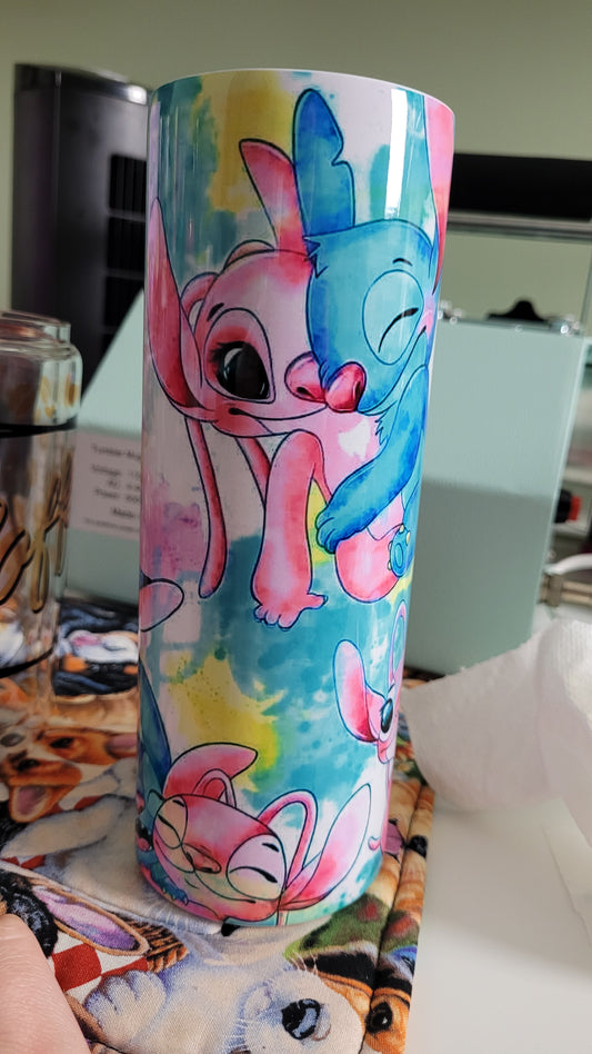 Oopsie Stitch and Angel tumbler