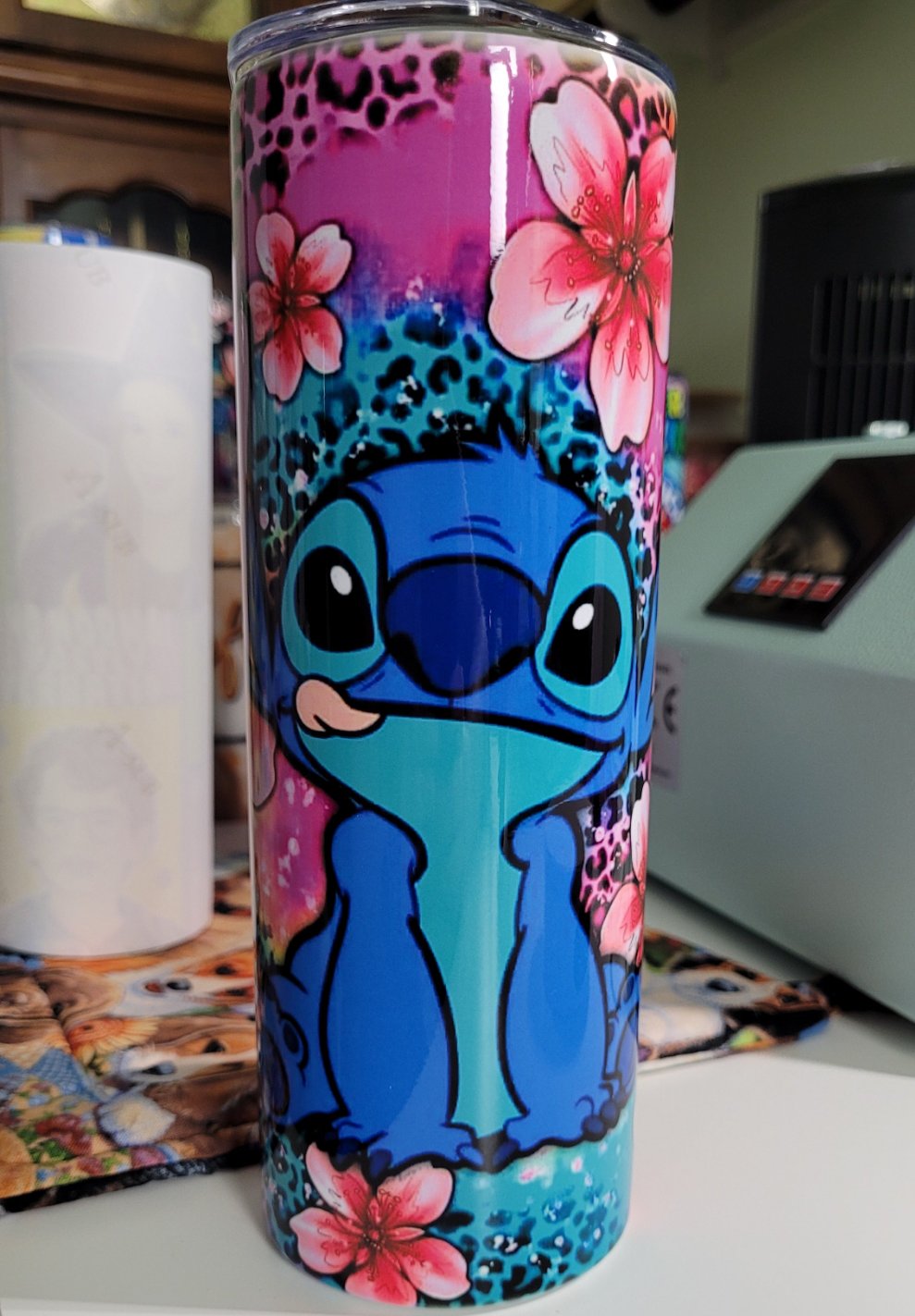 Flower Stitch tumbler