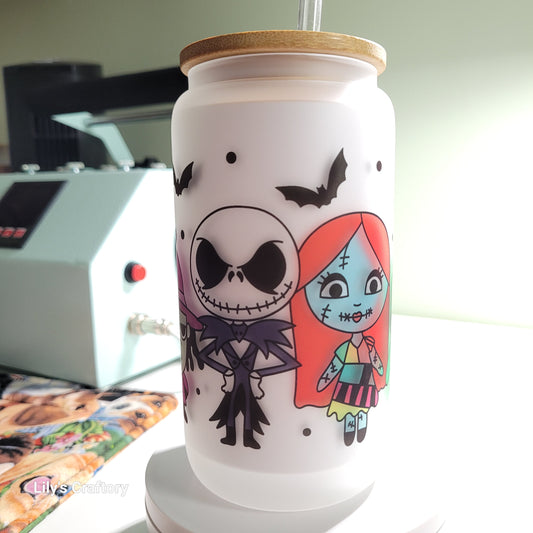 Nightmare Before Christmas Glass