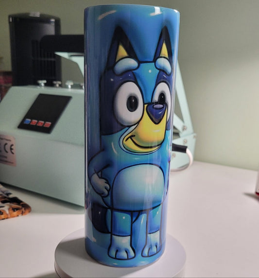 Bluey "3D" tumbler