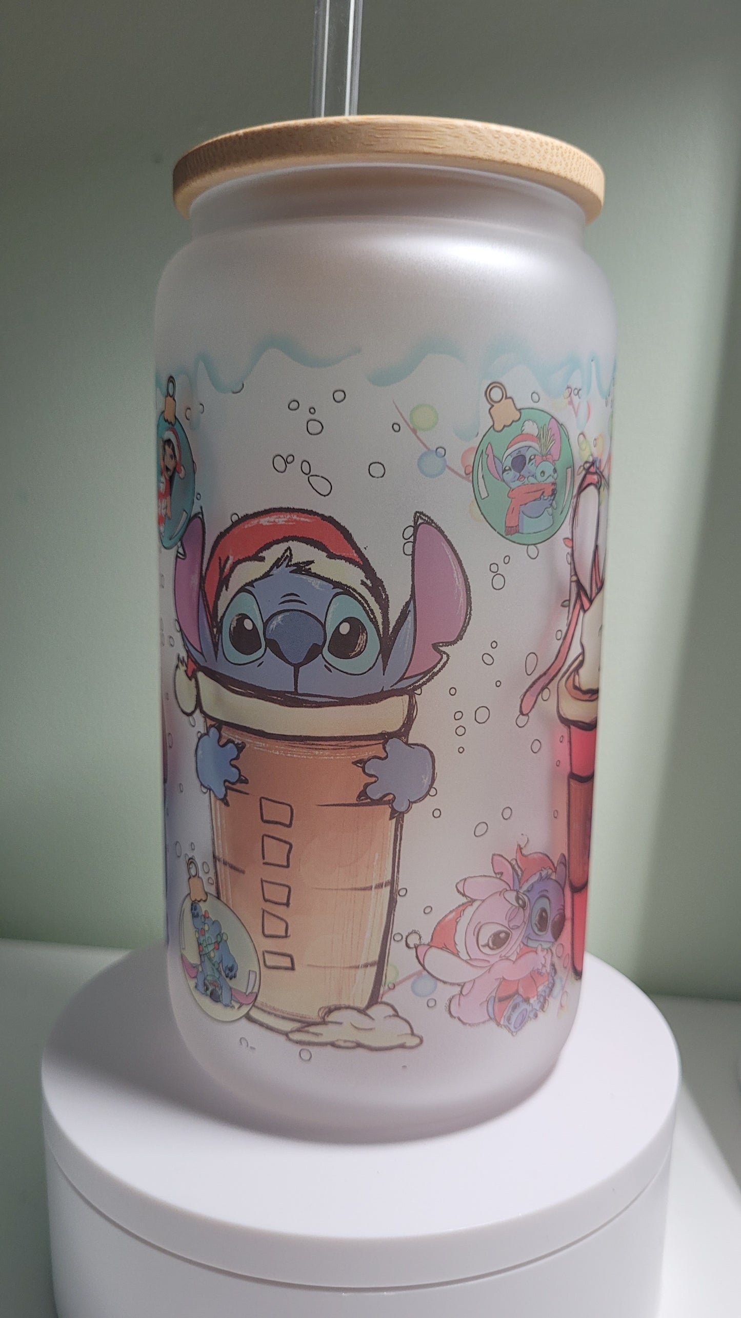 Christmas Stitch cups