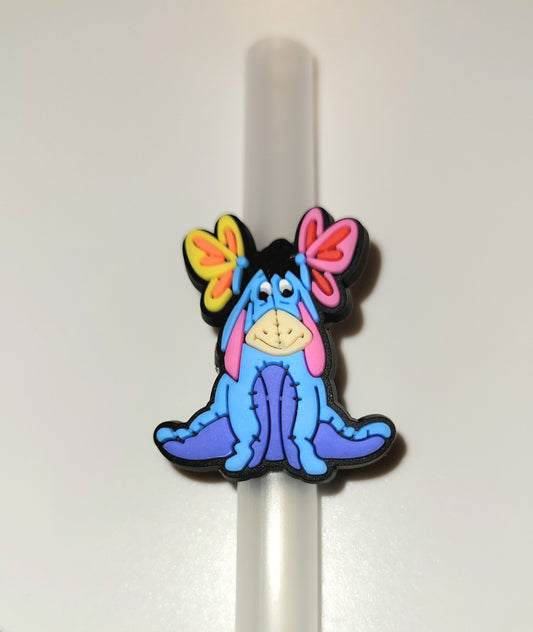 Butterfly Eeyore straw topper