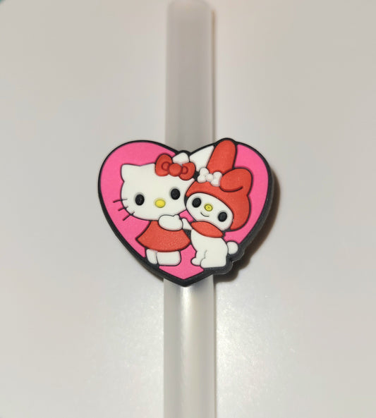 Hello Kitty My Melody straw topper