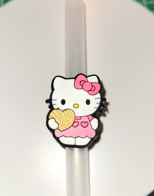 Hello Kitty straw topper