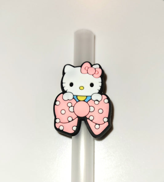 Hello Kitty straw topper