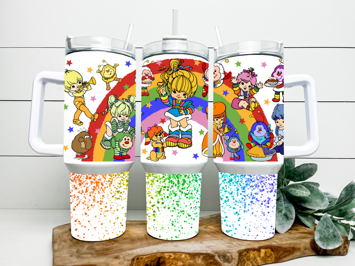 Rainbow Brite 80s 40oz tumbler