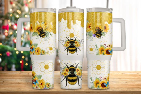 Bee 40oz tumbler