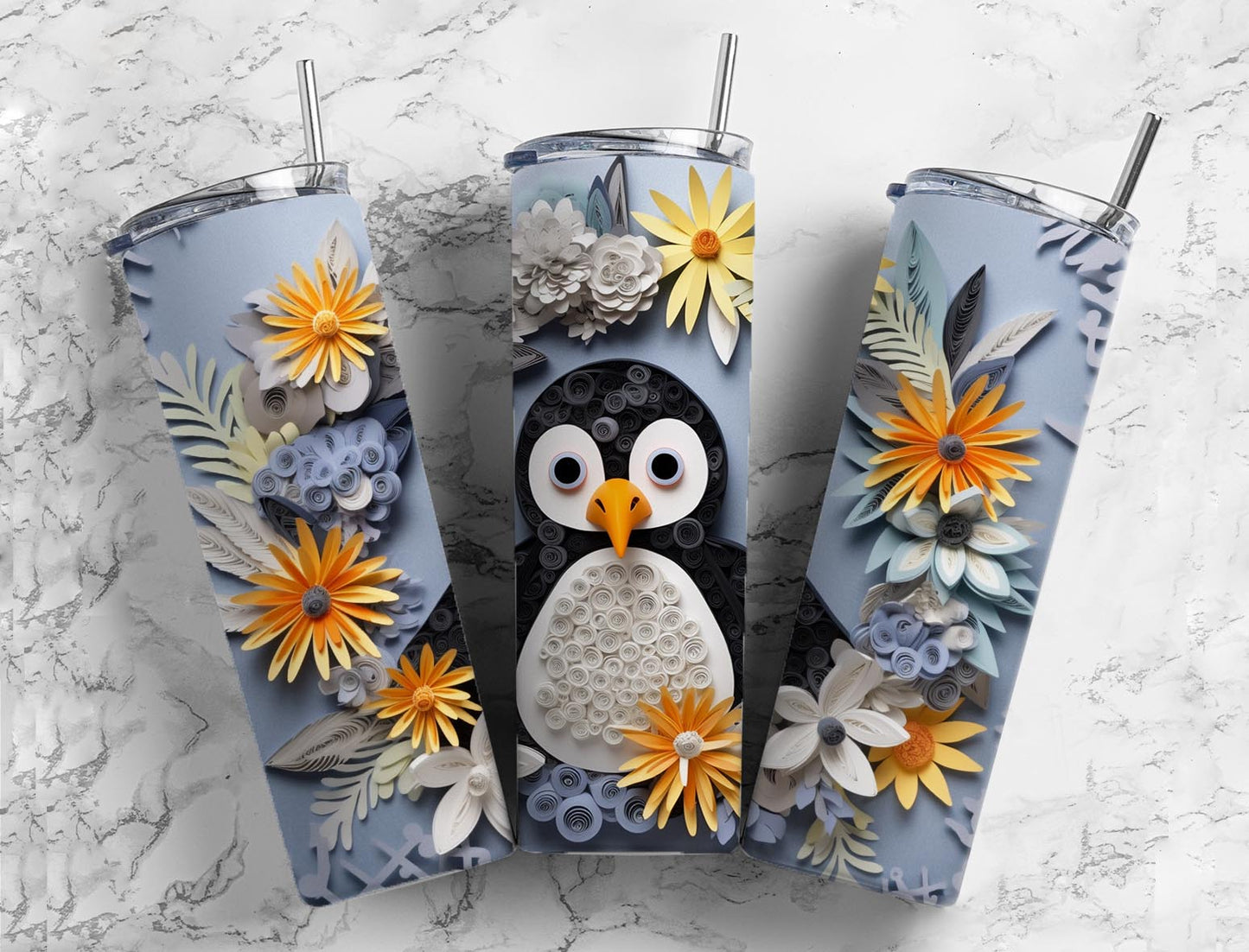 Floral Penguin