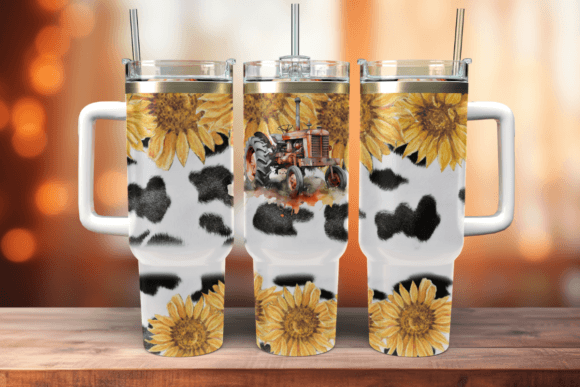 Tractor 40oz tumbler