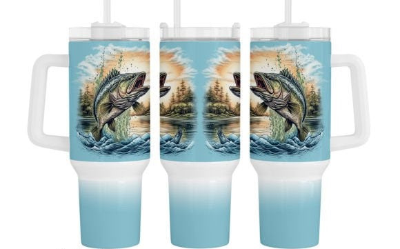 Fish 40oz tumbler