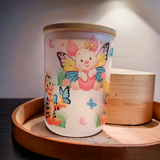 Winnie The Pooh & Friends 15oz Frosted Glass