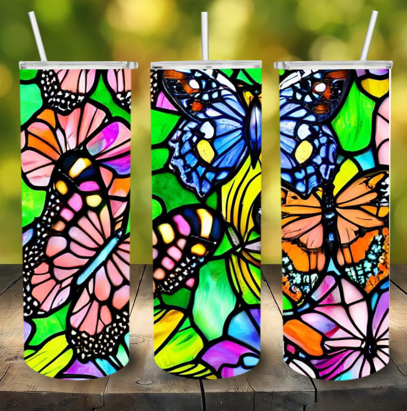 Butterfly tumbler