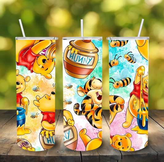 All over Winnie the pooh tumbler