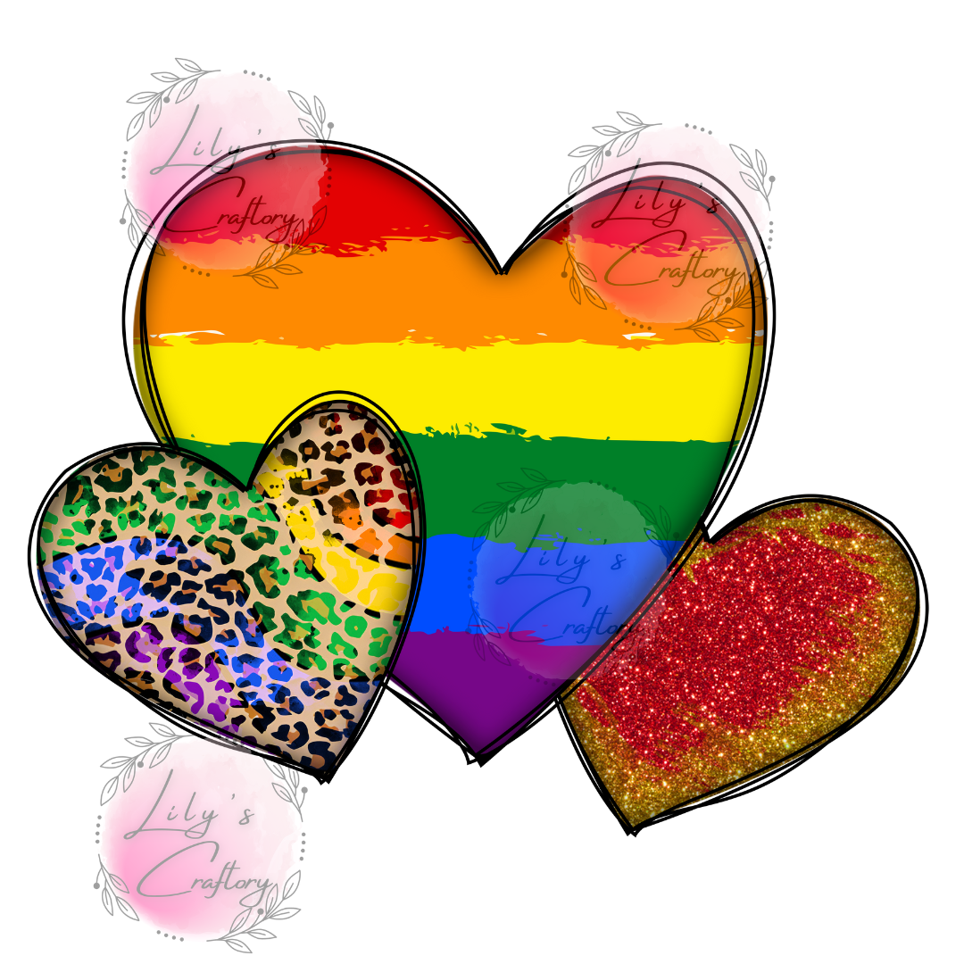 Pride Hearts