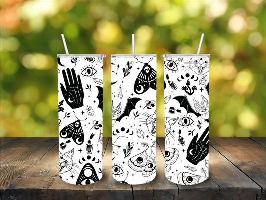 Spooky stainless steel tumbler