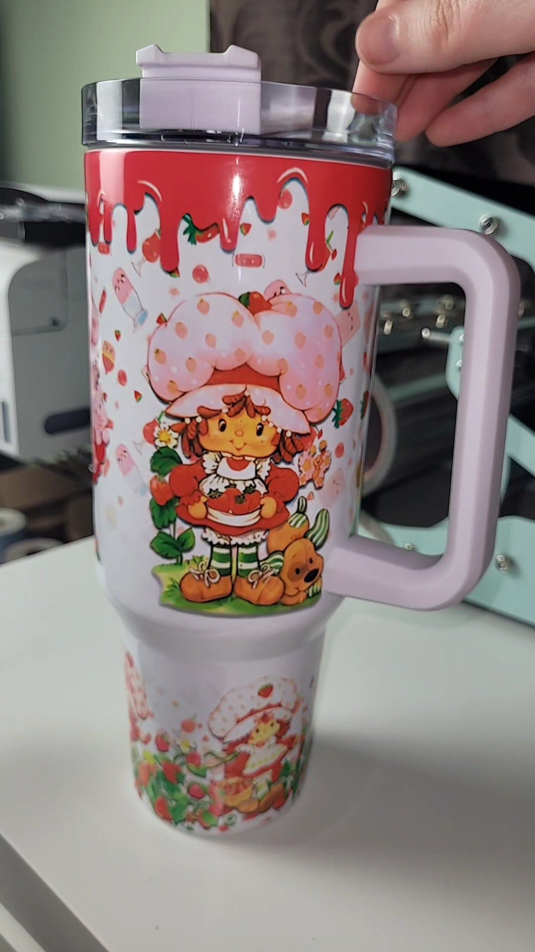 Strawberry Shortcake 80s 40oz tumbler