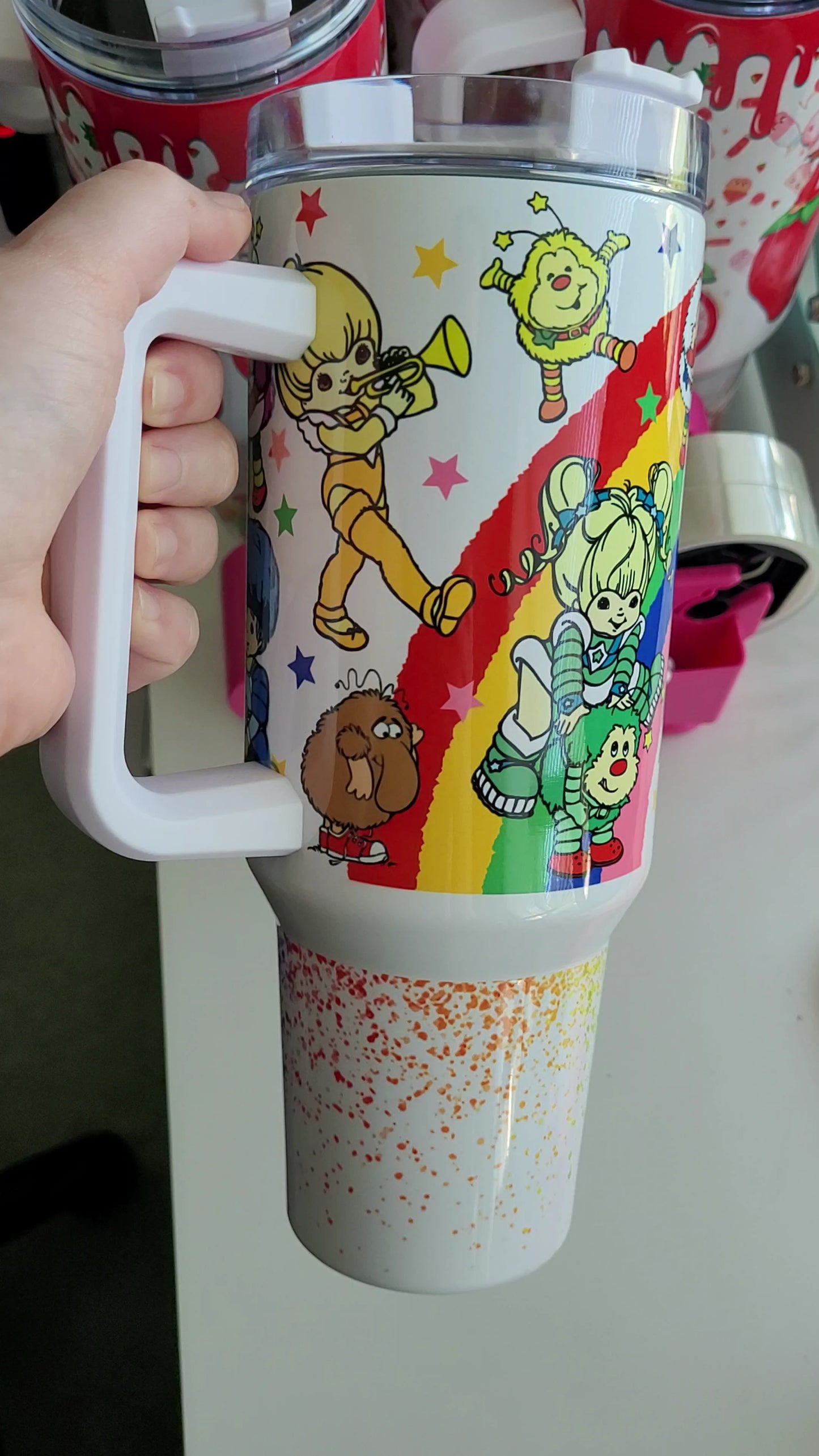 Rainbow Brite 80s 40oz tumbler