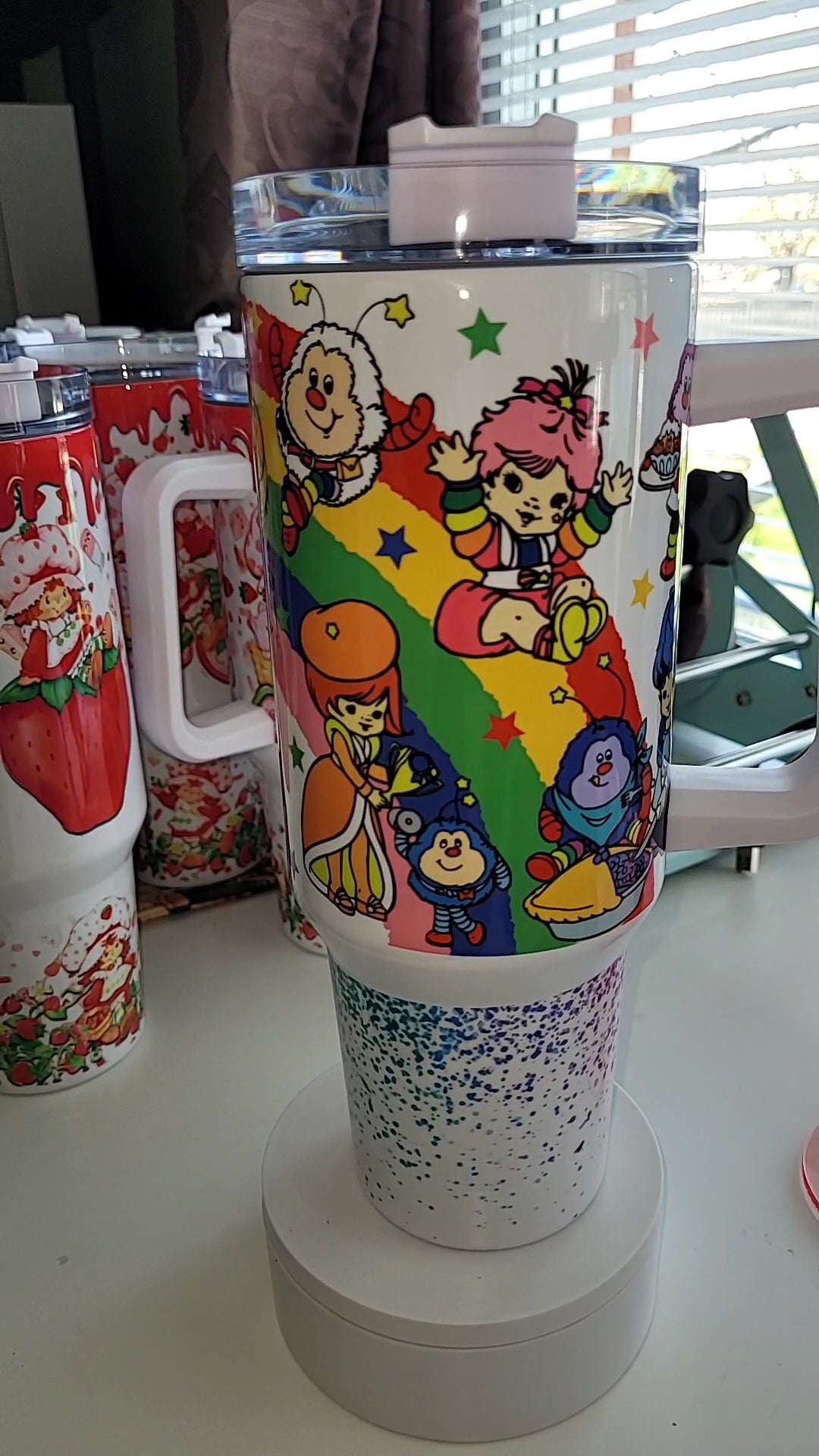 Rainbow Brite 80s 40oz tumbler