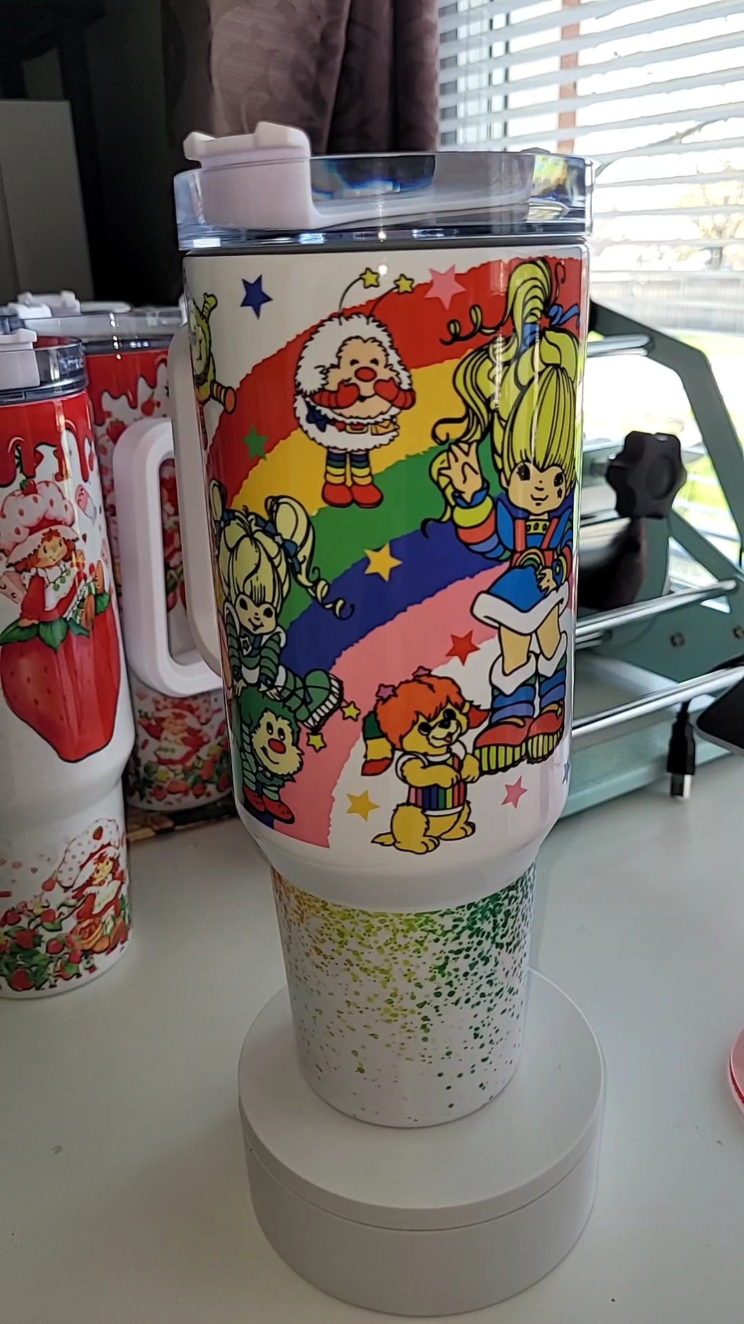 Rainbow Brite 80s 40oz tumbler