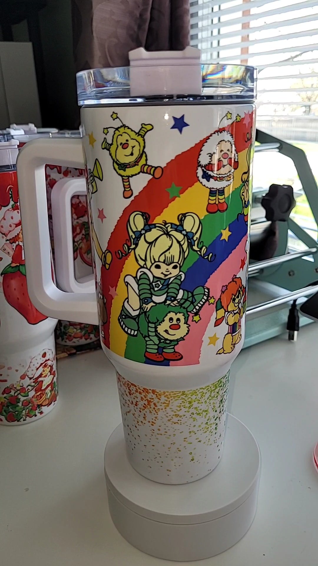 Rainbow Brite 80s 40oz tumbler