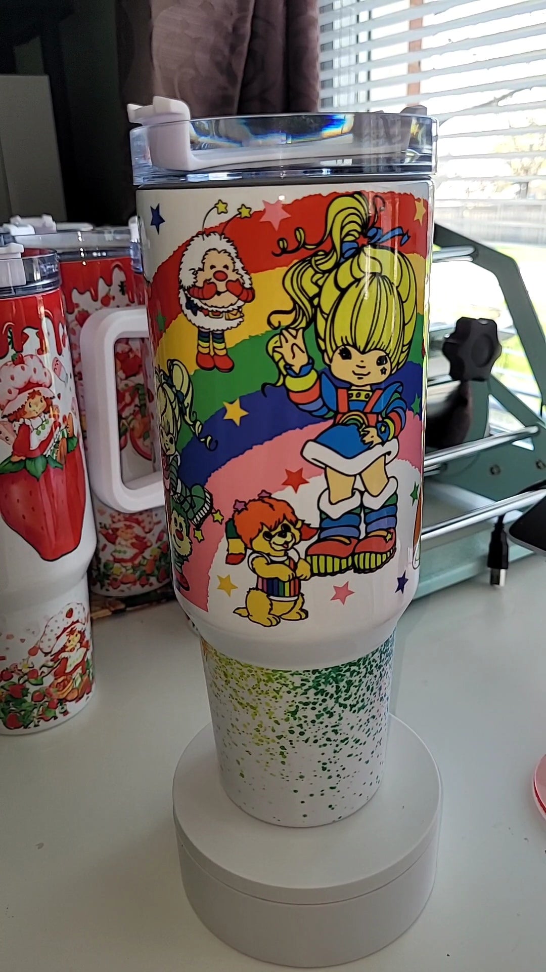 Rainbow Brite 80s 40oz tumbler