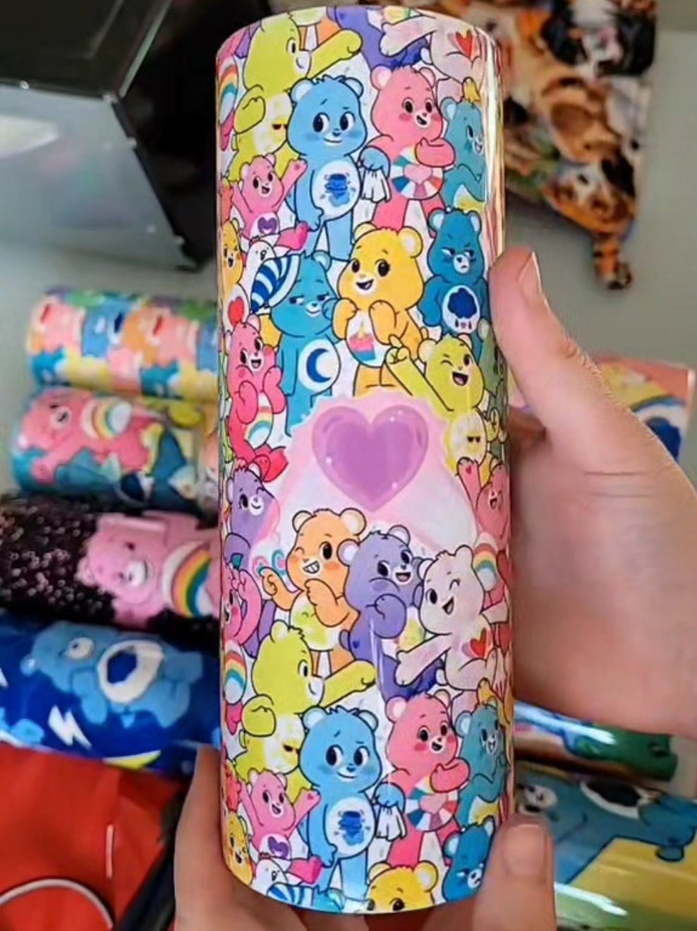 All Over Care Bear Tumbler