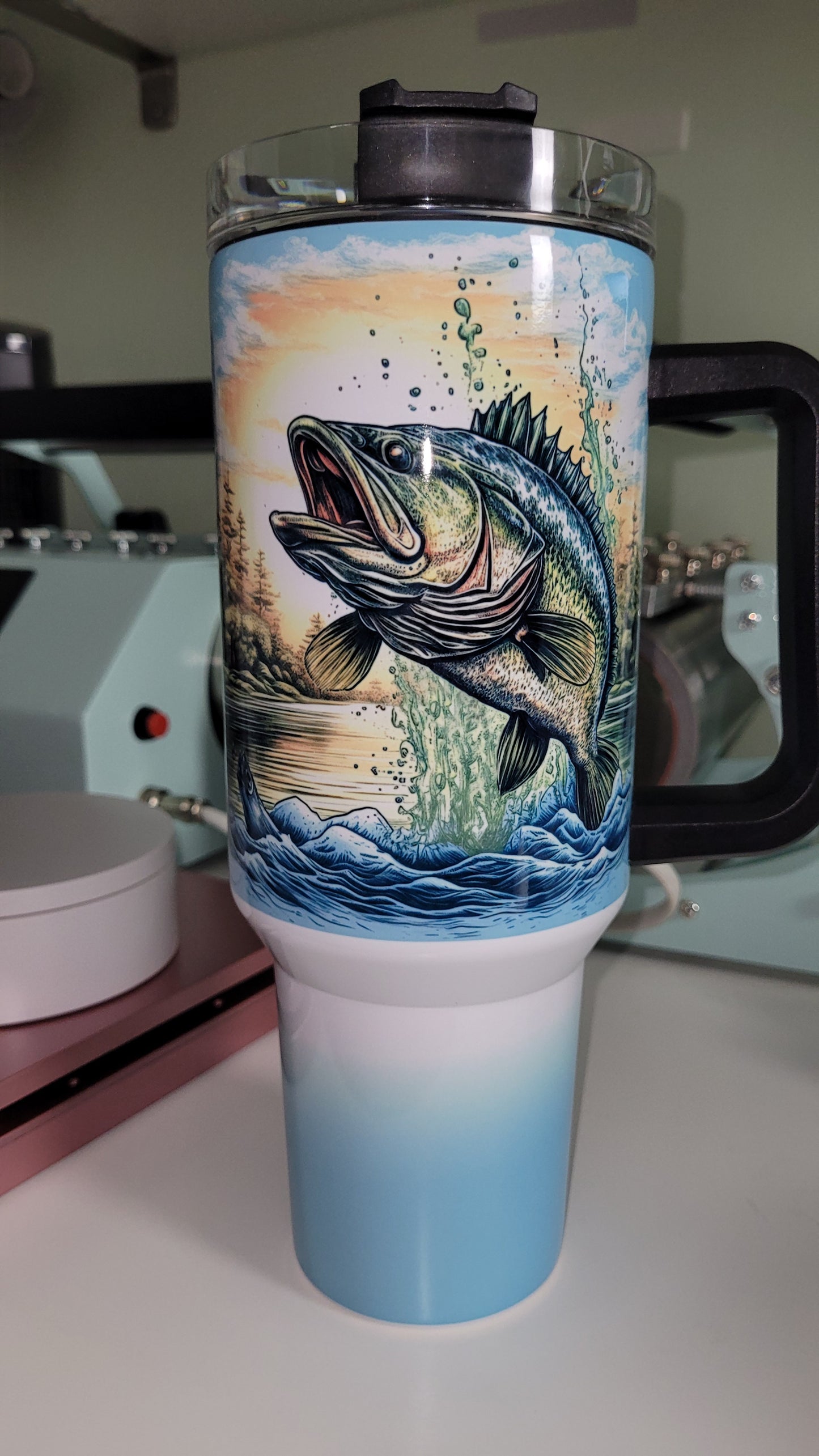 Fish 40oz tumbler