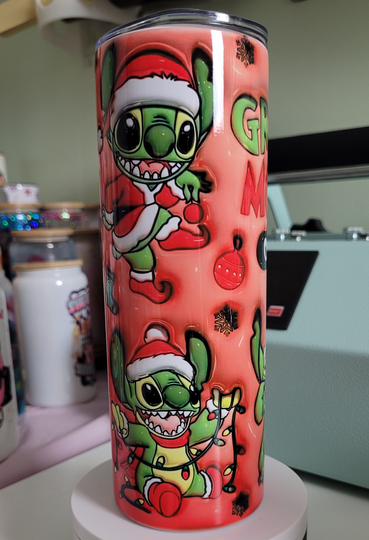 Stitch Grinch Mode On 20oz