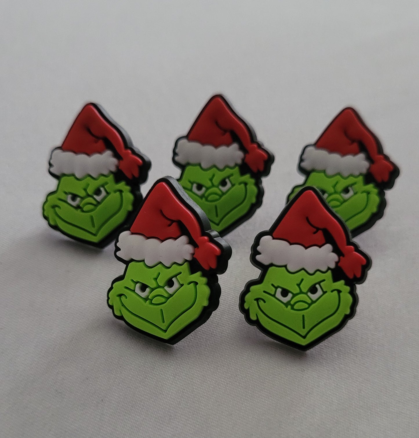 Grinch straw topper