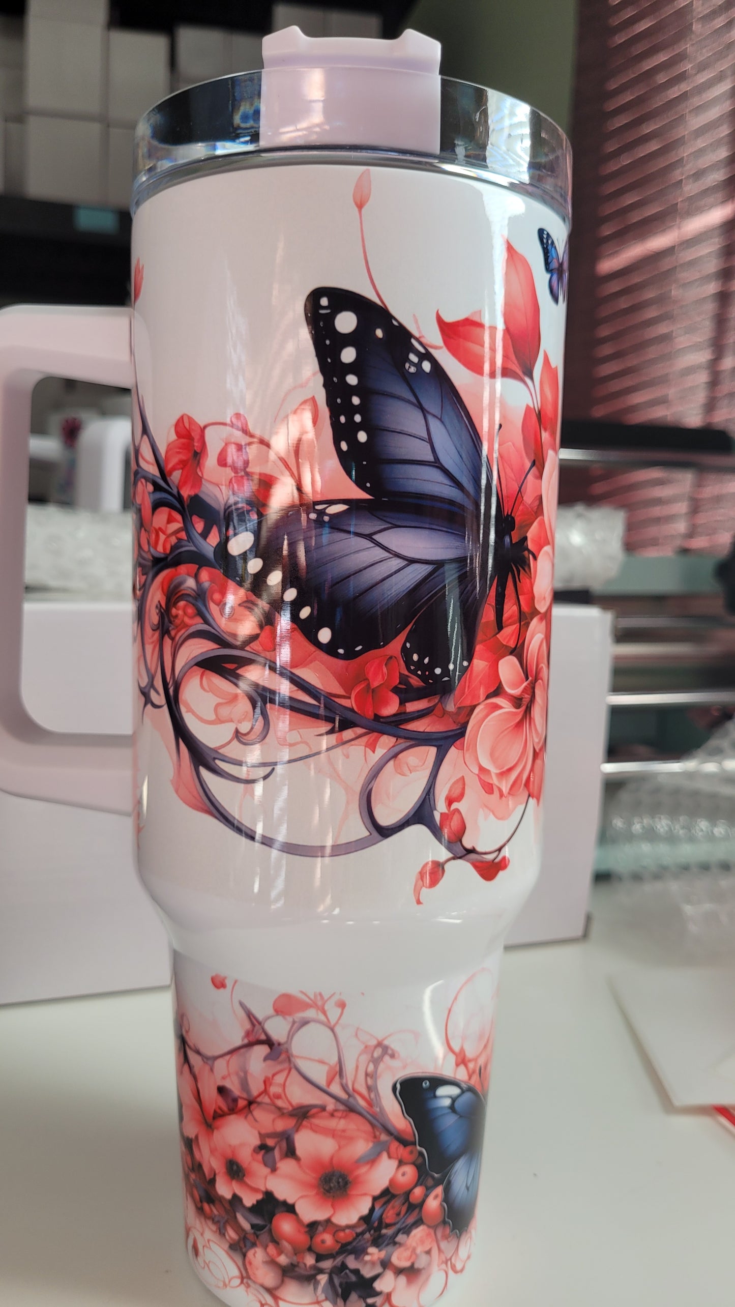 Gothic Butterfly 40oz tumbler