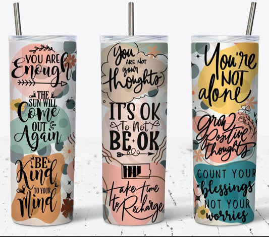 It's ok to not be ok - 20oz tumbler