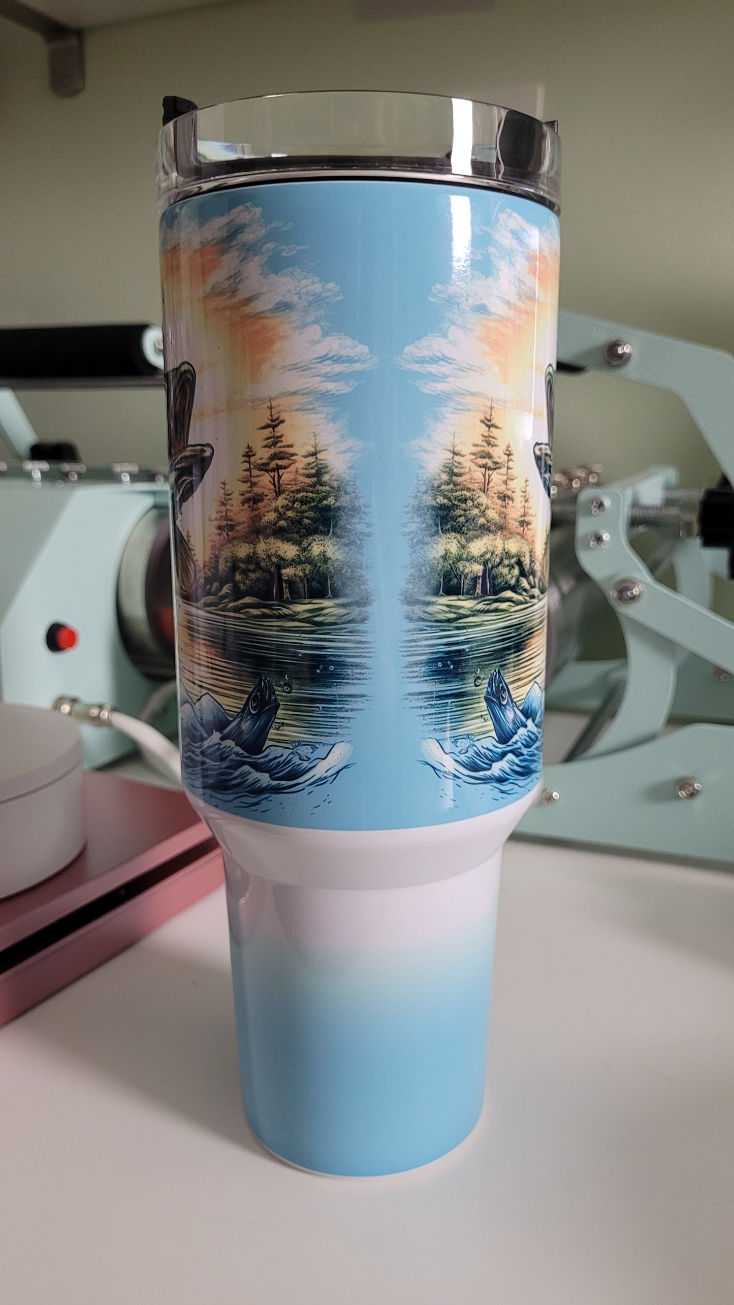 Fish 40oz tumbler